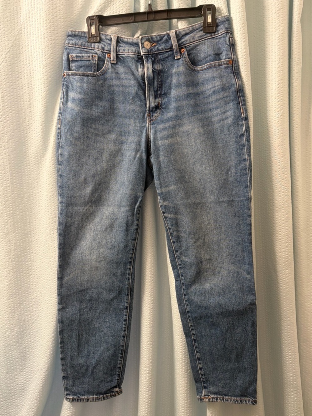 Classic Old Navy Medium Wash High-Rise Jeans - Blue